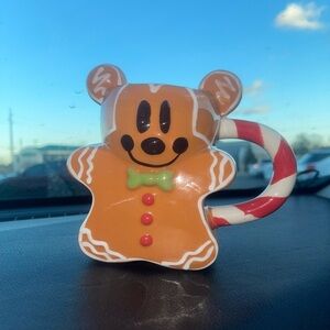 MICKEY MOUSE GINGERBREAD MUG BRAND NEW RARE